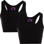 Set Of (2) Cross Back Sportive Bra