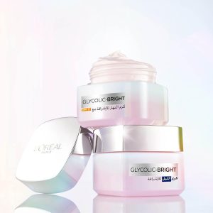 ⁦L’Oréal Paris L'Oréal Paris Glycolic Bright Glowing Day Cream 50ML⁩ - الصورة ⁦9⁩