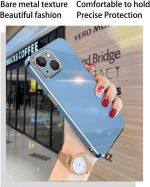 ⁦HONLEN Case for Samsung Galaxy A25 5G (6.5 inches), Soft TPU Silicone Case Electroplating Frame Design - Pink⁩ - الصورة ⁦6⁩