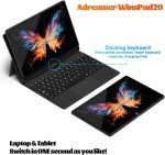 ⁦ADREAMER Windows 11 Tablet 10.1" HD Touchscreen, 8GB RAM+ 128GB SSD, Detachable Keyboard, Intel N4120, Type C+USB+HDMI, Portable for Work, Study, CNC & Home Use⁩ - الصورة ⁦3⁩