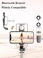 ⁦Yeaki Selfie Stick Tripod with Wireless Remote, Cellphone Selfie Stick Tripod with LED Fill Light, for iPhone⁩ - الصورة ⁦4⁩