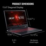 ⁦acer Predator Helios Neo 16 Gaming Laptop, 16" WUXGA 165Hz, Intel 13th Gen Core i5-13500HX, GeForce RTX 4050, 16GB DDR5, 2TB NVMe 4.0, 4-Zone RGB KB, TB 4, WiFi 6, RJ45, Webcam, SPS HDMI, Win 11 Pro⁩ - الصورة ⁦8⁩