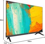 ⁦Hisense 2K Smart VIDAA BEZELLESS Slim TV 32 Inch Full HD⁩ - الصورة ⁦2⁩
