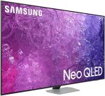 ⁦Samsung 55 Inch TV Neo Quantum Processor 4K QLED - Titan Black - QA55QN90CAUXEG [2023 Model]⁩ - الصورة ⁦3⁩