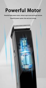 ⁦Sokany SK-16011 Professional Hair Clipper, Black⁩ - الصورة ⁦2⁩
