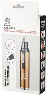 Kemei KM-6619 Nose Eyebrow Ear Sideburns Hair Trimmer,Electric nose hair clipper for women, nose hair trimmer for men, charging nostrils, ear hair scissors, nose hair machine.