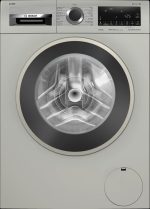 Series 6 washing machine, frontloader fullsize 10 kg, Silver inox WGA254AXEG