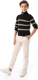 Andora boys Wide Stripe Half Zipper 020 Pullover Sweater - الصورة 6