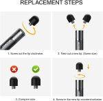 ⁦Joyroom jr-dr01 passive touch screen stylus pen for ios, android, windows smart phone - black⁩ - الصورة ⁦2⁩