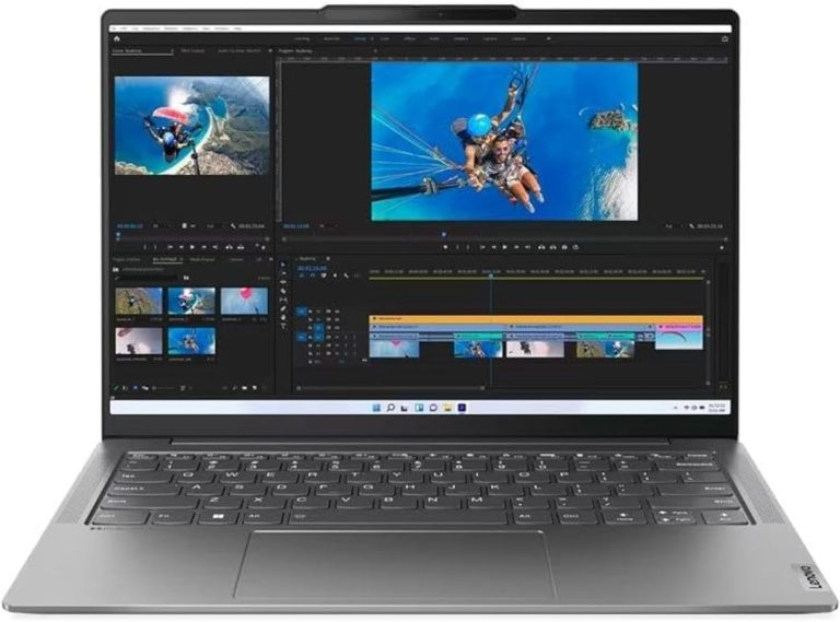 Lenovo Yoga Slim 6, Intel Core i5-1240P, 8GB Soldered LPDDR5-4800, 14" 2.2K (2240x1400) IPS 300nits Anti-glare, 100% sRGB, 60Hz,512GB SSD,Windows 11 Home(82WU0066ED) 2 Years Local Warranty by Lenovo