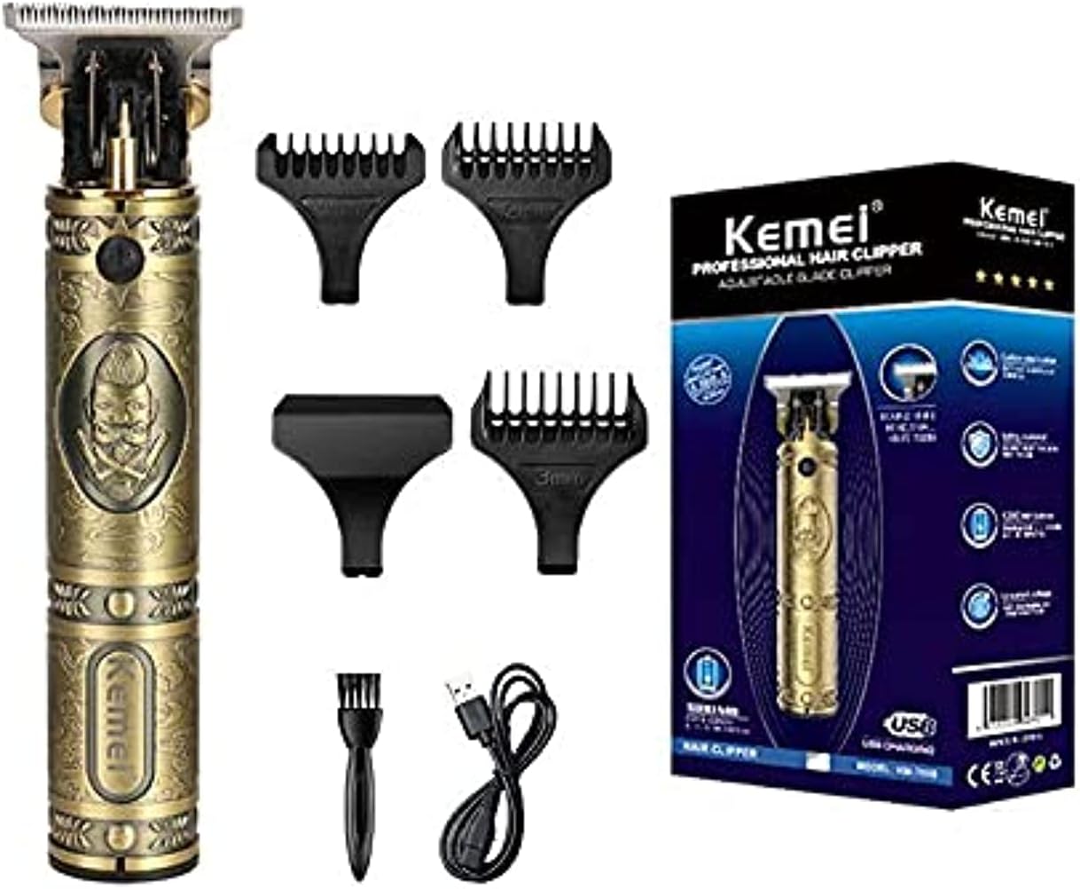 61f2D-SrcTL._AC_SL1500_.jpg Kemei KM-700B Hair Trimmer For Men