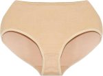 Lasso Cotton Butt Up Mini Padded Underwear For Women-Beige-XL