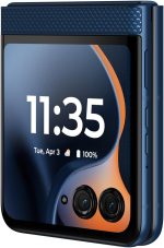 ⁦Motorola Razr 60 5G DUAL-SIM 256GB ROM, 8GB RAM Smartphone, Gibraltar Sea blue - 1 Year Warranty/Local Version⁩ - الصورة ⁦4⁩