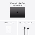 ⁦Apple 2024 MacBook Pro Laptop with M4 Pro, 14‑core CPU, 20‑core GPU: Built for Apple Intelligence, 16.2-inch Liquid Retina XDR Display, 24GB Unified Memory, 512GB SSD Storage; Space Black⁩ - الصورة ⁦6⁩