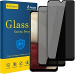 SUKER [2-Pack] for Samsung Galaxy A12/A32 5G Privacy Screen Protector, Anti-Spy 9H Hardness Anti-Scratch Bubble Free Tempered Glass Screen Protector for Galaxy A12/A32 5G 6.5 inch (Black)