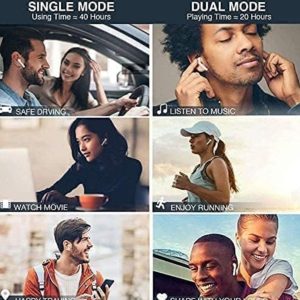 ⁦Wireless Earbuds (PRO 2nd generation) Bluetooth for Android/iOS with Touch Control, Noise Canceling, Charging case⁩ - الصورة ⁦6⁩