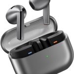 Samsung Galaxy Buds3, Silver, Wireless Bluetooth Earbuds with Adaptive EQ/ANC, Hi-Fi Sound, 360 Audio, 1 Year Local Warranty