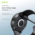 ⁦Oraimo OSW-820 Smart Watch 5R Premium Smartwatch Sleek and Robust for Active Lifestyles - Black⁩ - الصورة ⁦6⁩