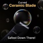 ⁦MENHOOD Balls Trimmer for Men Grooming Trimmer 1.0 Groin Trimmer for Men Skin-Friendly Ceramic Blade & IPX6 Rating - Balls & Body Hair Trimmer Without Snags - 150 Minutes Run Time - Shavers for Men⁩ - الصورة ⁦3⁩