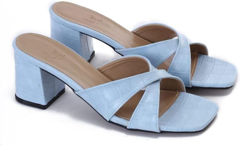 TGS womens X Heel Croc Heeled Sandal