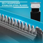 ⁦ماكينة حلاقة دقيقة V-937 للرجال من في جي ار مع شاشة LED، شحن USB، تشغيل سلكي ولاسلكي | 3 ملحقات امشاط توجيه للراحة واختيار التصفيف (اسود)⁩ - الصورة ⁦5⁩