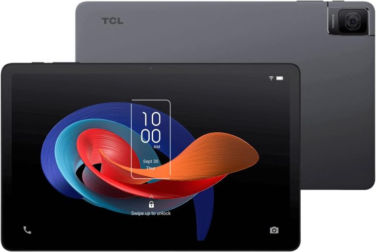 TCL Tablet, TAB 10 GEN2 10.36 Inch 2K NXTVISION Display, 6000mAh Larger Battery, 64GB Storage, 4GB RAM, 4G +WiFi Android Tab, Eye Care Modes, Dark Gray + Flip Case + Keyboard 12 Month Warrenty