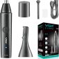 VGR V-613 Ear, Nose & Eyebrow Trimmer Professional USB Rechargeable Nose Trimmer for Men and Women Nose Clippers Eyebrow Facial Hair Trimmer Body Grooming Kit IPX5 Waterproof Dual Edge Blades