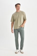 ⁦DeFacto Mens Slim Jean Cut Casual Chino Trousers B2089AX Trousers⁩ - الصورة ⁦6⁩