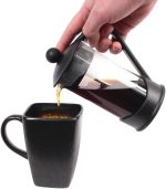 ⁦Clever chef french press coffee maker, maximum flavor coffee brewer with superior filtration, 2 cup capacity, multi colors⁩ - الصورة ⁦5⁩