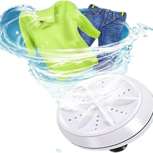 Travel portable mini turbo Washing Machine, for clothes & Sink Dishwasher ‎غسالة توربو صغيرة محمولة للسفر، للملابس وغسالة الأطباق