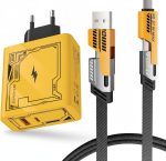 USB-C Type C + iPhone 120W Super Fast Charger EU Fast Charger Compatible with iPhone 16 Pro Max/iPhone 16 Pro Max/iPhone 16 Pro, Samsung S24 Ultra, A54, A15, S25 Ultra