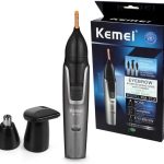 Kemei 3 in 1 Hair Clipper for Men Face and Nose Hair Clipper Km-312