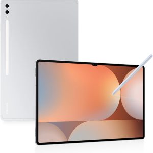 ⁦Samsung Galaxy Tab S10 Ultra,14.6 Inch AI Android Tablet, 5G, 12GB RAM, 256GB Storage, AMOLED Display, Anti-reflection, Durable, S Pen Included, Platinum Silver 1 Year Warranty/Local Version⁩ - الصورة ⁦2⁩