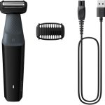 Philips Bodygroom Series 3000 - Waterproof Crotch and Body Trimmer - Comfortable close shave, for all body areas, 50 min. Autonomy, Model BG3017/01