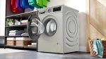 ⁦Series 6 washing machine, frontloader fullsize 10 kg, Silver inox WGA254AXEG⁩ - الصورة ⁦7⁩