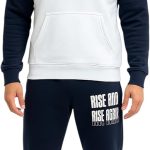 Miza Men's Winter Sport 2 Piece Hoodie and Pants Solid Color Comfortable Outdoor Gym Casual