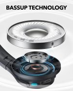 ⁦ANKER Soundcore Q11i Wireless Headphones, 40mm Dynamic DriverHi-Res Audio, One-Touch Bass Boost, 60-Hour Playtime, Detachable Ear Cushions, Bluetooth V5.3, Dark Gray | 18 Months Warranty⁩ - الصورة ⁦3⁩