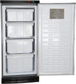 ⁦Alaska UP190 4 Drawer Upright Freezer 184 Liter, Stainless⁩ - الصورة ⁦2⁩