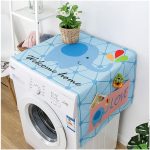 HAHADONG Washing Machine Cover Washer Dryer Cover Waterproof Dustproof Zipper Washer Cover for Washing Appliance Machine Home Decoration Fridge Dust Cover,Refrigerator Dust Proof Cover.-F_35*100cm