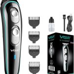 Vgr V-055 Men Shaver & Hair Trimmer : Effortless Grooming, Customizable Cutting, Fast Charging, Corded And Cordless Use - Your Ultimate Grooming Solution (Black)