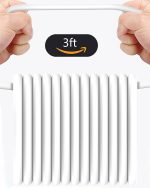 ⁦كيبل شحن سريع لايفون بطول 3 قدم، [معتمد من ابل] كيبل USB C الى لايتنينج يدعم منفذ نوع C للشحن السريع 3 قدم لايفون 14 برو/14/13 برو/12 برو ماكس/12 ميني/11 برو/XS/XR/ايباد⁩ - الصورة ⁦7⁩