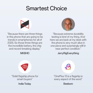 ⁦OnePlus 13 | Smarter with OnePlus AI (16GB RAM, 512GB Storage Black Eclipse) - Indian Version⁩ - الصورة ⁦3⁩