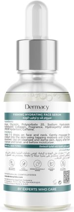 Dermacy Labs Face Serum (Firming + Hydrating) 30ML