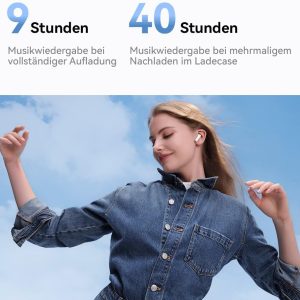 ⁦HUAWEI FreeBuds SE 2, 40-Hour Battery Life, Compact and Comfortable to Grip, 3 Hours of Music Playback on a 10-Minute Charge, IP54 Dust & Splash Resistance, Ceramic White⁩ - الصورة ⁦3⁩
