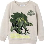 name it Boy's Juvan Jurassic Long-Sleeves Sweatshirt