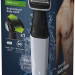 Philips Body Groomer BG3007/01 | Safe body shaving and trimming | 100% showerproof | 3mm comb | 40 min cordless | USB-A charging