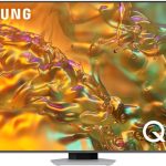 Samsung 65 Inch TV Quantum Processor 4K QLED - Eclipse Silver - QA65Q80DAUXEG [2024 Model]
