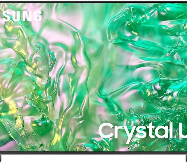 Samsung 65 Inch TV Crystal Processor 4K LED - Titan Gray - UA65DU8000UXEG [2024 Model]