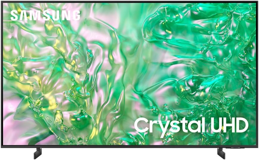 Samsung 65 Inch TV Crystal Processor 4K LED - Titan Gray - UA65DU8000UXEG [2024 Model]
