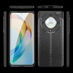 ⁦جراب متوافق مع هونر X9b 5G ، - غطاء حماية مصقول مقاوم للصدمات بنمط جلدي متين مع حماية فائقة للكاميرا - غطاء واقي مضاد للخدش مقاوم للانزلاق من Graby Shop - أسود⁩ - الصورة ⁦3⁩